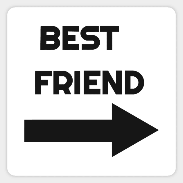 Best Friends with Arrow (left side) Sticker by j__face